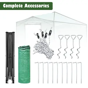 Costway 3.6 x 2.4 m Folding Pop-up Greenhouse Walk-in Gardening Greenhouse