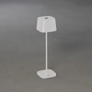 Indoor Outdoor Rechargeable Cordless Table Lamp White