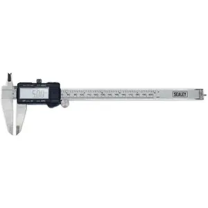 200mm Digital Vernier Calipers - Hardened & Tempered - LCD Display - Case