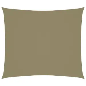 Berkfield Sunshade Sail Oxford Fabric Rectangular 2x2.5 m Beige