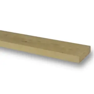 PACK OF 15 (Total 15 Units) - 38mm x 100mm (1.5" x 4") Sawn Timber Carcassing Wood Softwood Timber - 1.2m Length