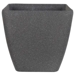 Set of 2 Plant Pots 49 x 49 x 49 cm Grey ZELI