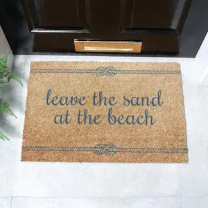 Leave The Sand At The Beach Doormat (60 x 40cm)