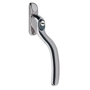 Timber Series Connoisseur Cranked Espag Window Handle - Polished Bronze (Right Hand)