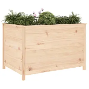 Berkfield Garden Raised Bed 119.5x82.5x78 cm Solid Wood Pine