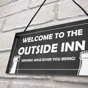 Outside Inn Bar Signs For Outdoor Hanging Wall Door Plaque Man Cave Gift