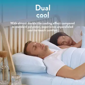 Slumberdown Cool Sleep Ultracool Nylon Summer Pillowcase, 2 Pack