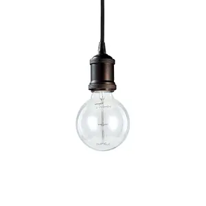 Luminosa Frida 1 Light Ceiling Pendant Black