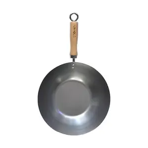 Stoven 27cm Standard Gauge Carbon Steel Wok