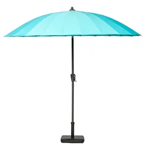 2.7m Aqua Crank and Tilt Shanghai Parasol (38mm Pole, 24 Ribs)