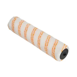 Hamilton For The Trade Medium Pile Paint Roller Sleeve White/Orange (One Size)