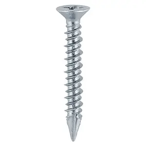 TIMCO Window Fabrication Screws Countersunk PH High-Low Thread Slash Point Zinc - 4.3 x 25