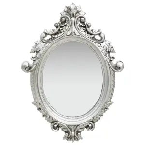 vidaXL Wall Mirror Castle Style 56x76 cm Silver