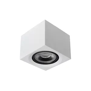 Lucide Fedler Modern Surface Mounted Ceiling Spotlight - LED Dim to warm - GU10 - 1x12W 2200K/3000K - White