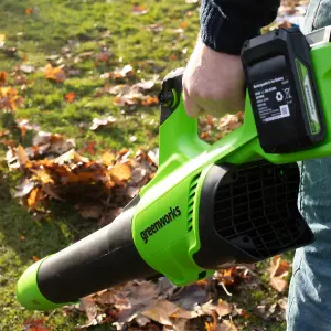 Greenworks Tools 48V (2 X 24V) Axial Blower includes 2 x 2Ah batteries & charger