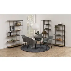 Romilda Bookcase Brown/Black