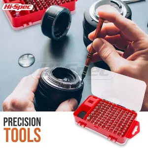 Hi-Spec 108pc Precision Screwdriver Bits & Opening Pry Bar Tool Kit Set for Electronics, Mobile Phones, Drones & Gadget Repair