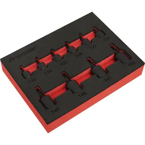 10-Piece Low Profile Impact Socket Bit Set - Durable TRX-Star Tools for Professionals