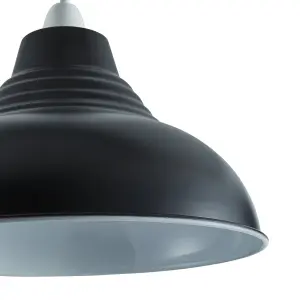 Inlight Lucia Black pendant Light shade (D)30cm