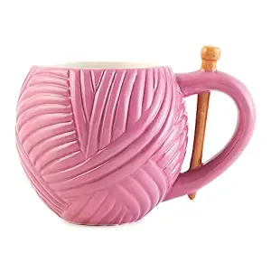 YARN BALL MUG PINK - Mug: Yarn Ball Design: Pink - Groves