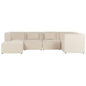 Sofa with Ottoman LEMVIG Light Beige Left Hand