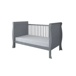 Valerton Cot Bed Grey / No