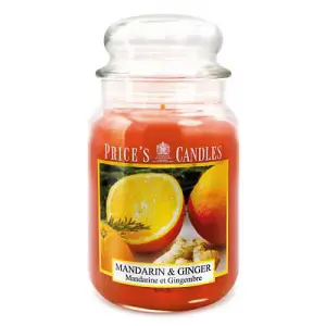 Prices Fragrance Collection Mandarin & Ginger Large Jar Candle