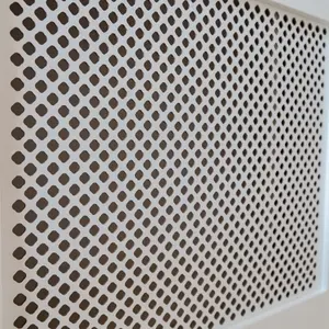 Jack Stonehouse White Painted Lattice Radiator Cover - Small