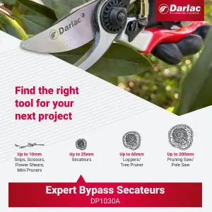 Darlac Expert Bypass Secateurs, DP1030A