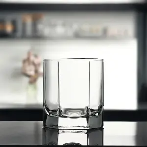 URBNLIVING 15cm Height Clear Beverages Glass Set of 12 Pcs