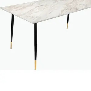 Arianna Metal Base Dining Table H76 x L160 x W90cm