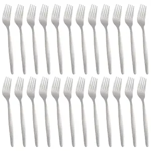 Economy Stainless Steel Dinner Forks - 19.5cm - Pack of 24