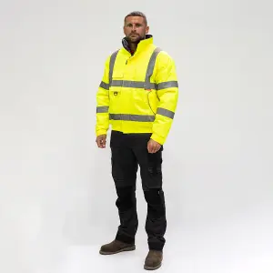 Timco - Hi-Visibility Bomber Jacket - Yellow (Size XXX Large - 1 Each)