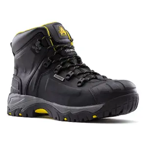 Amblers AS803 Waterproof Wide Fit Safety Work Boots Black (Sizes 7-14)