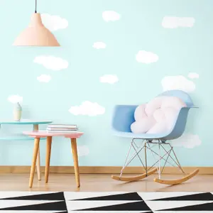 RoomMates White Clouds Peel & Stick Wall Decals