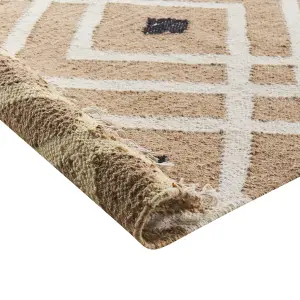 Jute Area Rug 160 x 230 cm Beige ESENCIK