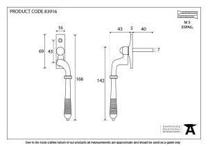 From The Anvil Polished Nickel Reeded Espag - RH