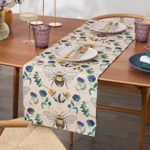 Wylder Nature Wild Garden Indoor/Outdoor Large Table Runner