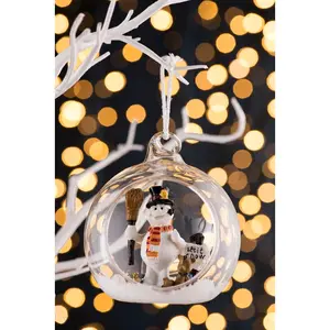 Let It Snow Hanging Figurine Ornament