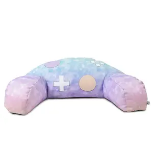 rucomfy Printed Indoor Gaming Controller Support Cushion Beanbag - Pastel Ombre