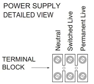 Primeline Manrose PEF4020A (XF100AT) Axial Extractor Fan with Automatic Shutter (Timer Model)