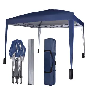 MCC Direct Gazebo 3x3 Pop up with Sides Blue