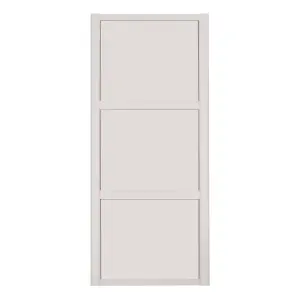 Spacepro Shaker Cashmere 3 panel Sliding wardrobe door x (W) 762mm