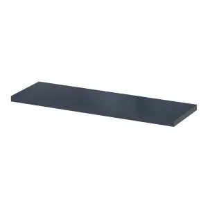 GoodHome Rigga Modular Navy blue Timber Rectangular Floating shelf (L)60cm x (D)19cm