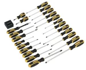 Sealey Soft Grip Screwdriver Set 24pc S0617