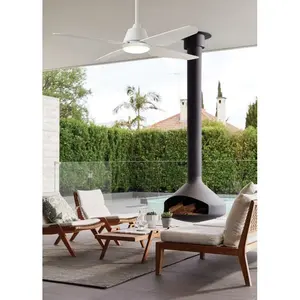 Alberte 122cm Ceiling Fan with LED Lights White