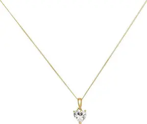 Revere 9Ct Gold Heart Pendant Necklace Pendant Necklace