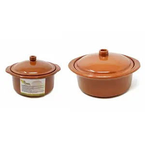 El Toro - Lidded Casserole Dish - Set Of 2 (20cm & 25cm)