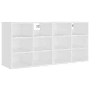 Berkfield Shoe Cabinets 2 pcs White 52.5x30x50 cm