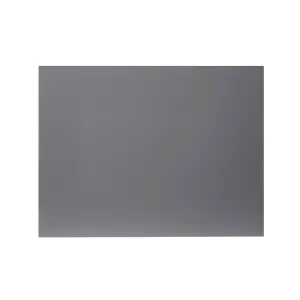 GoodHome Stevia Gloss anthracite Slab Appliance Cabinet door (W)600mm (H)453mm (T)18mm